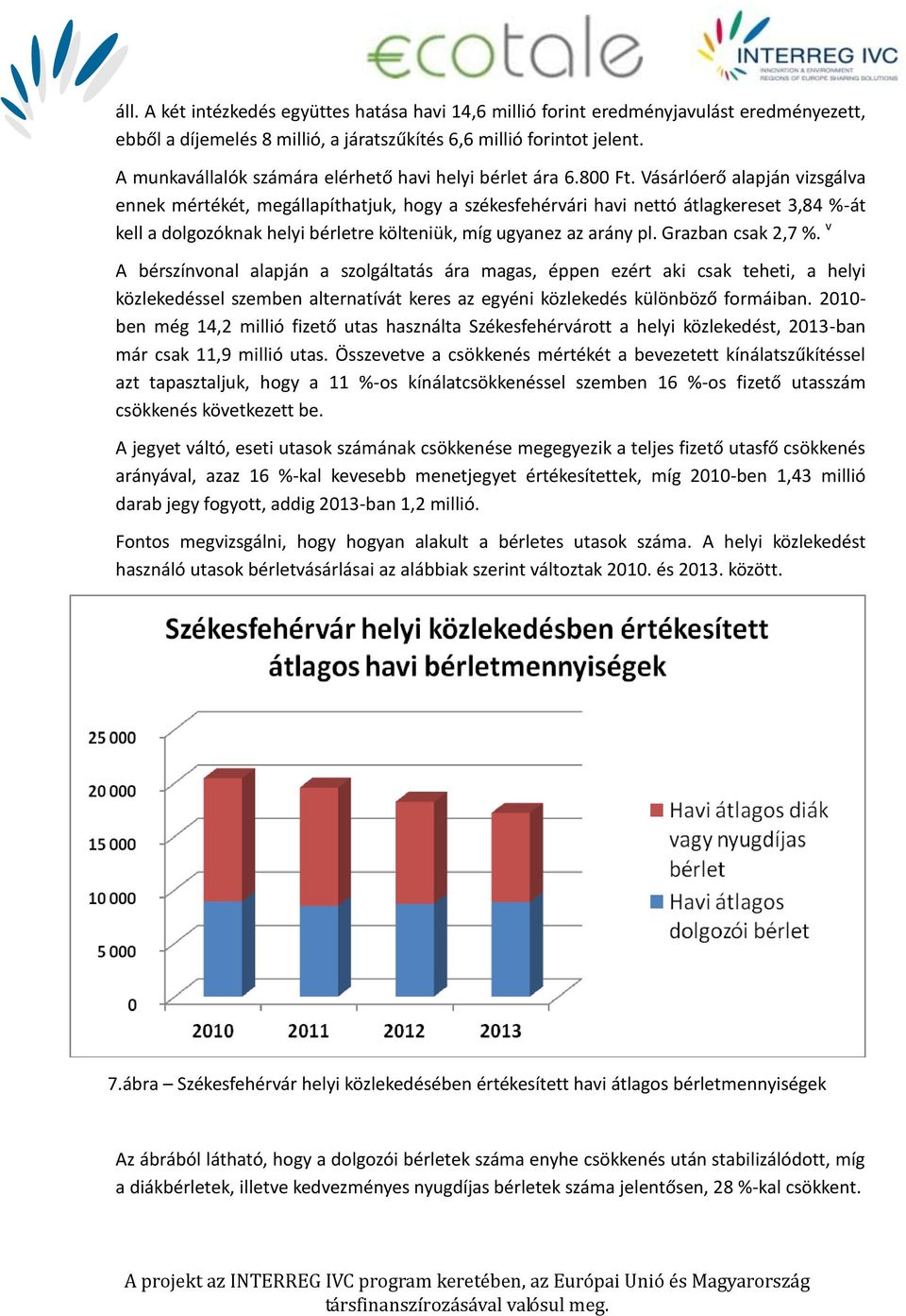 Vásárlóerő alapján vizsgálva ennek mértékét, megállapíthatjuk, hogy a székesfehérvári havi nettó átlagkereset 3,84 %-át kell a dolgozóknak helyi bérletre költeniük, míg ugyanez az arány pl.