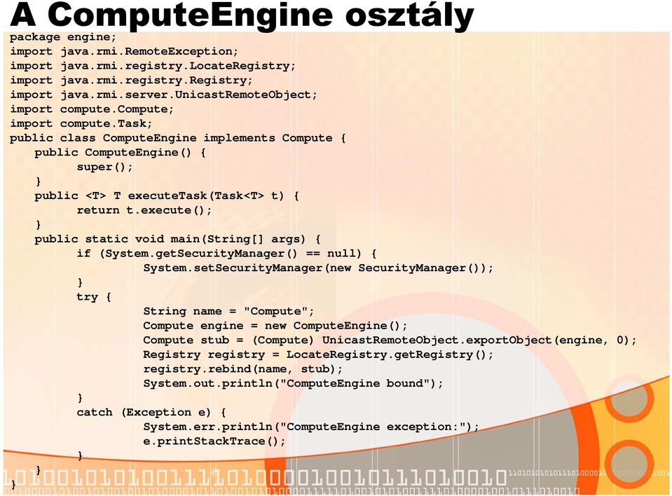 execute(); public static void main(string[] args) { if (System.getSecurityManager() == null) { System.