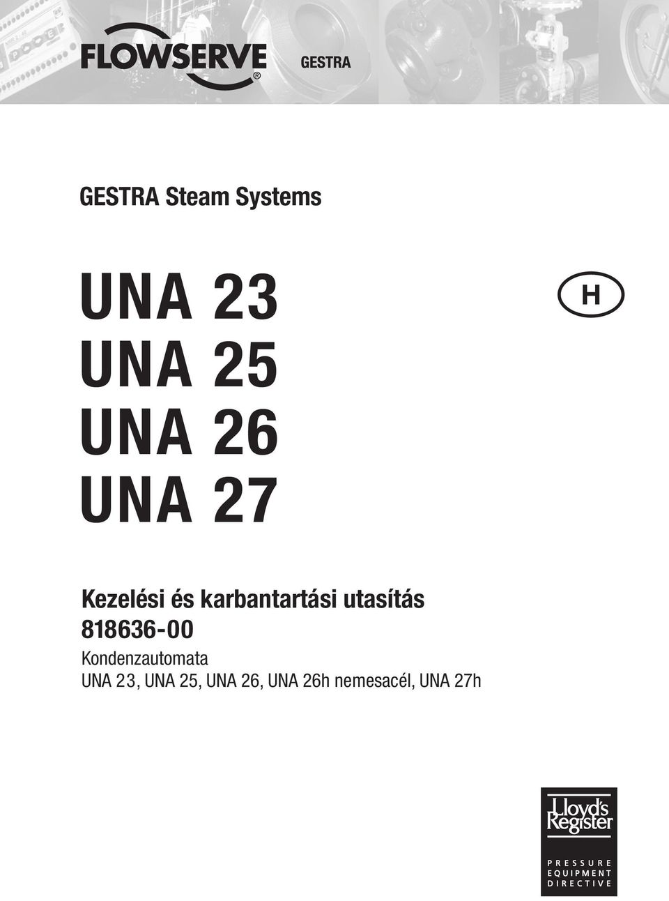 utasítás 818636-00 Kondenzautomata UNA