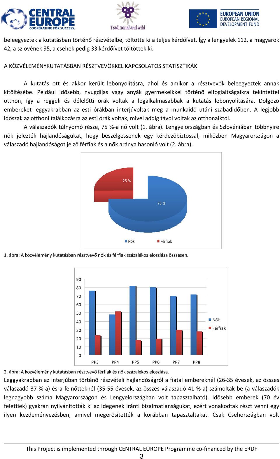 Például idősebb, nyugdíjas vagy anyák gyermekeikkel történő elfoglaltságaikra tekintettel otthon, így a reggeli és délelőtti órák voltak a legalkalmasabbak a kutatás lebonyolítására.