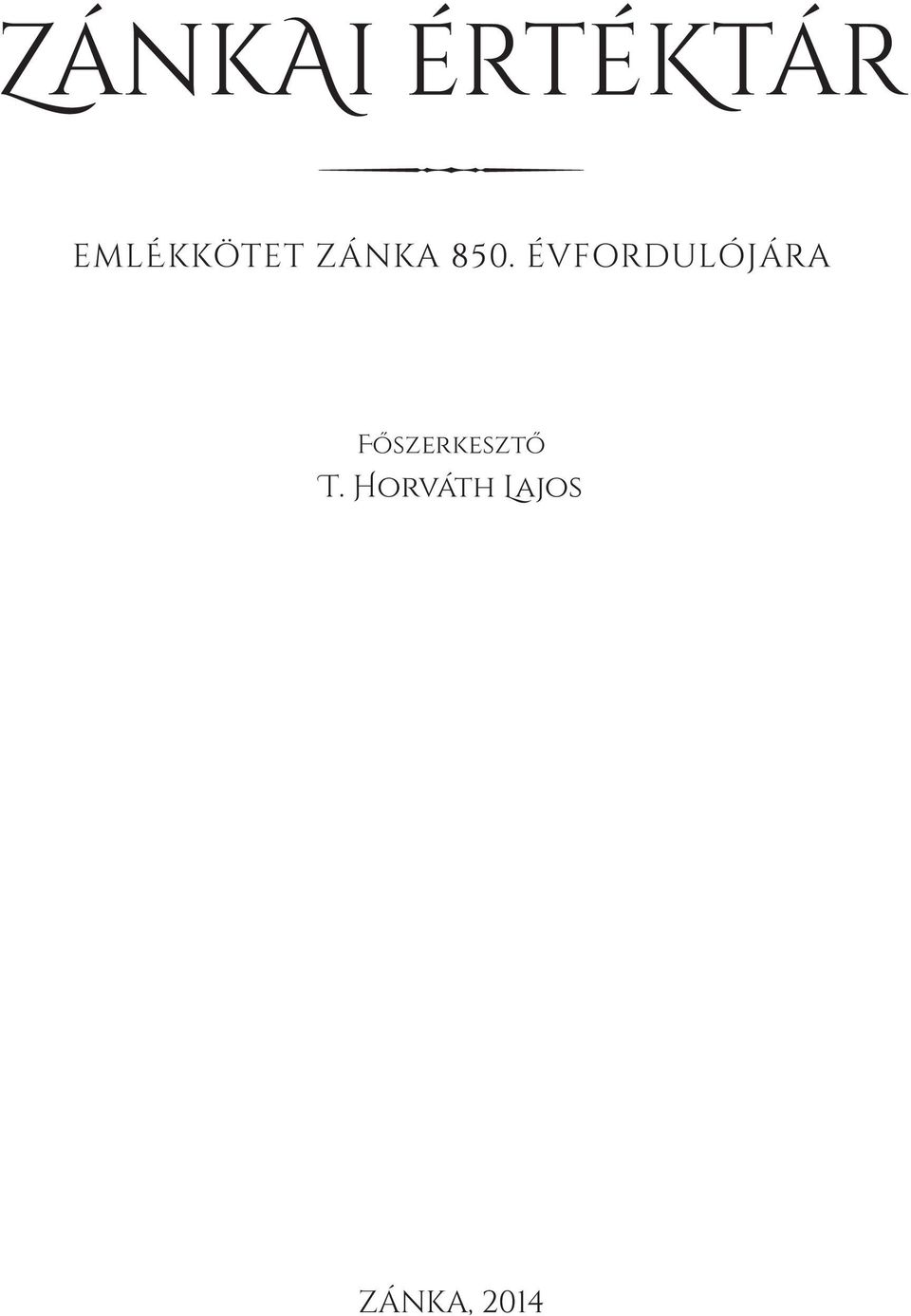 ÉVFORDULÓJÁRA