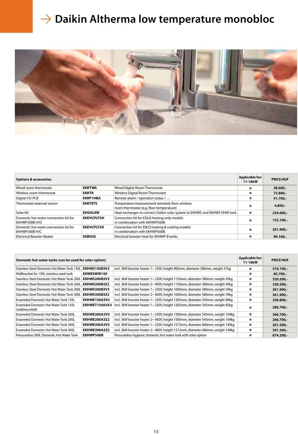 7,- Thermostat external sensor EKRTETS Temperature measurement remotely from wireless room thermostat (e.g. floor temperature) 4.