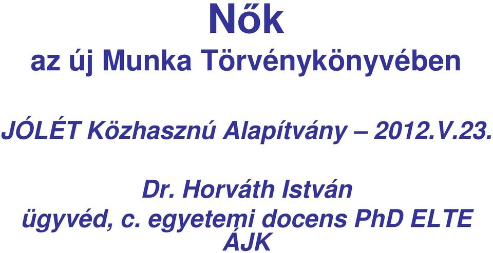 V.23. Dr.