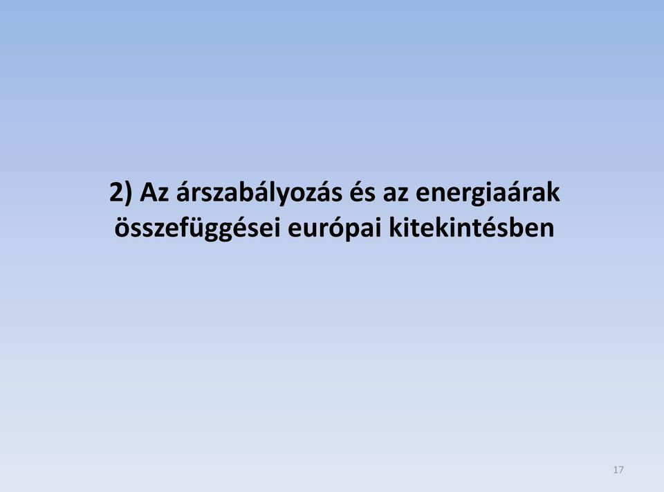 az energiaárak