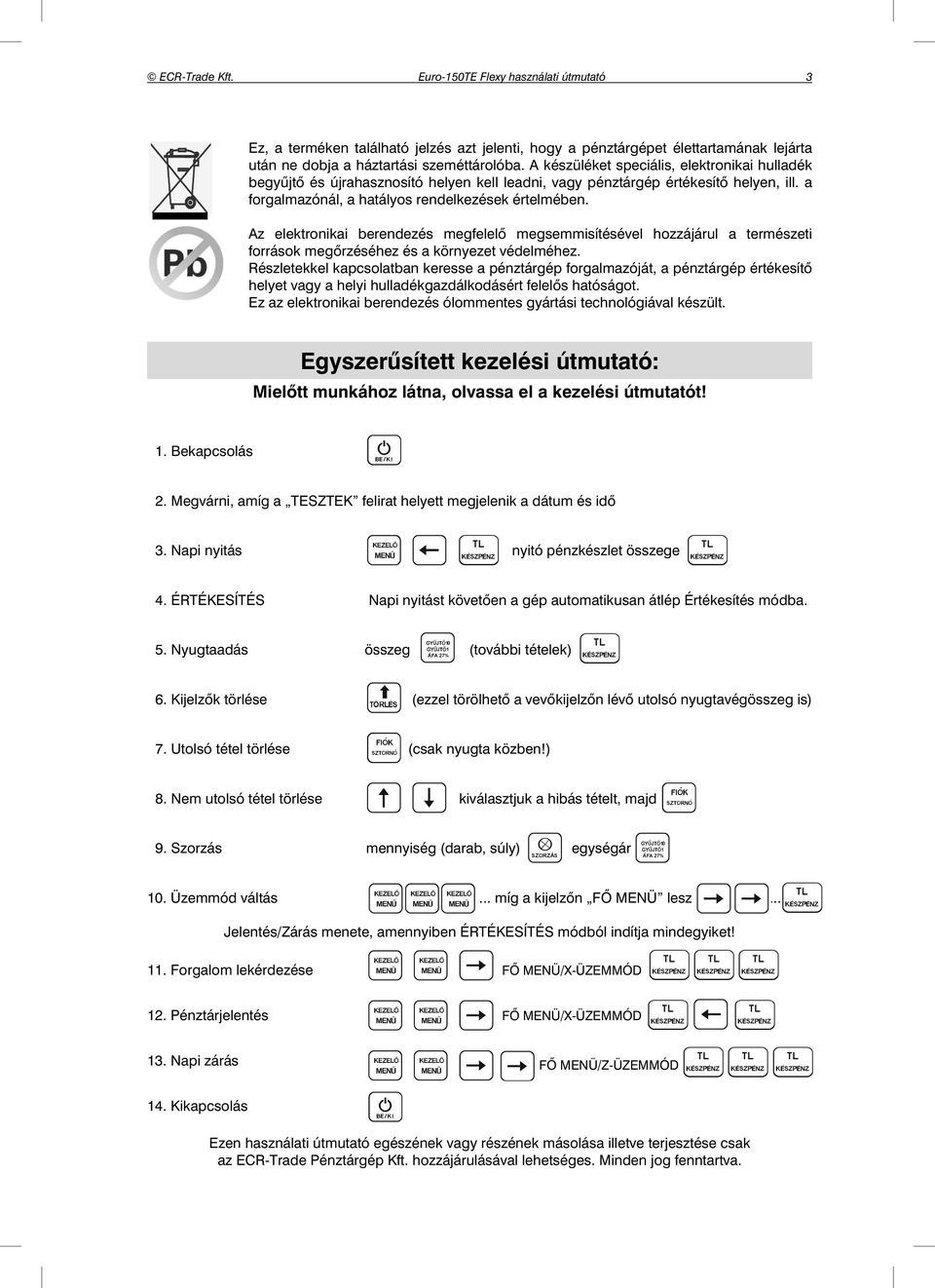 Az elektronikai berendezés megfelel megsemmisítésével hozzájárul a természeti források meg rzéséhez és a környezet védelméhez.