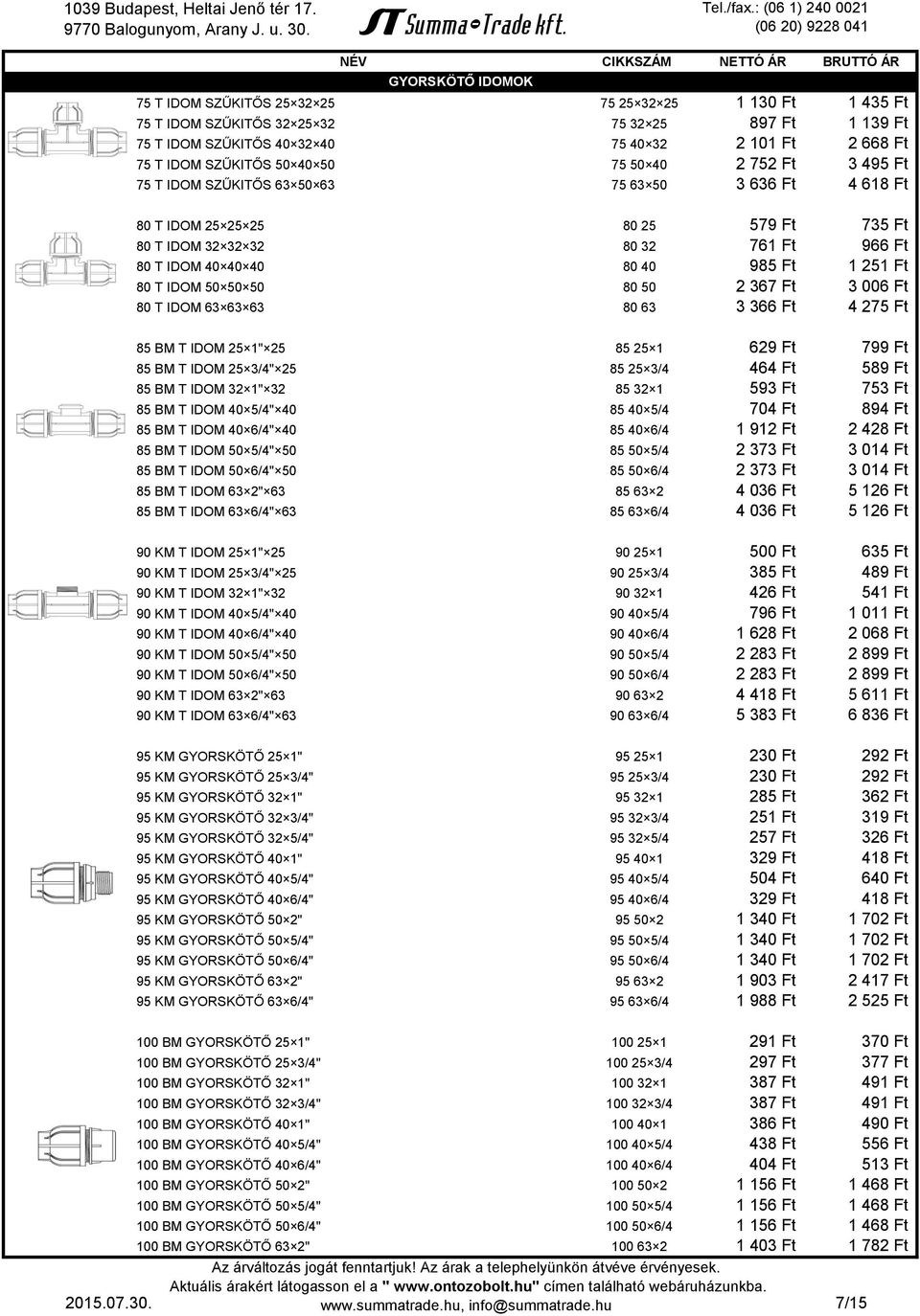 40 985 Ft 1 251 Ft 80 T IDOM 50 50 50 80 50 2 367 Ft 3 006 Ft 80 T IDOM 63 63 63 80 63 3 366 Ft 4 275 Ft 85 BM T IDOM 25 1" 25 85 25 1 629 Ft 799 Ft 85 BM T IDOM 25 3/4" 25 85 25 3/4 464 Ft 589 Ft 85