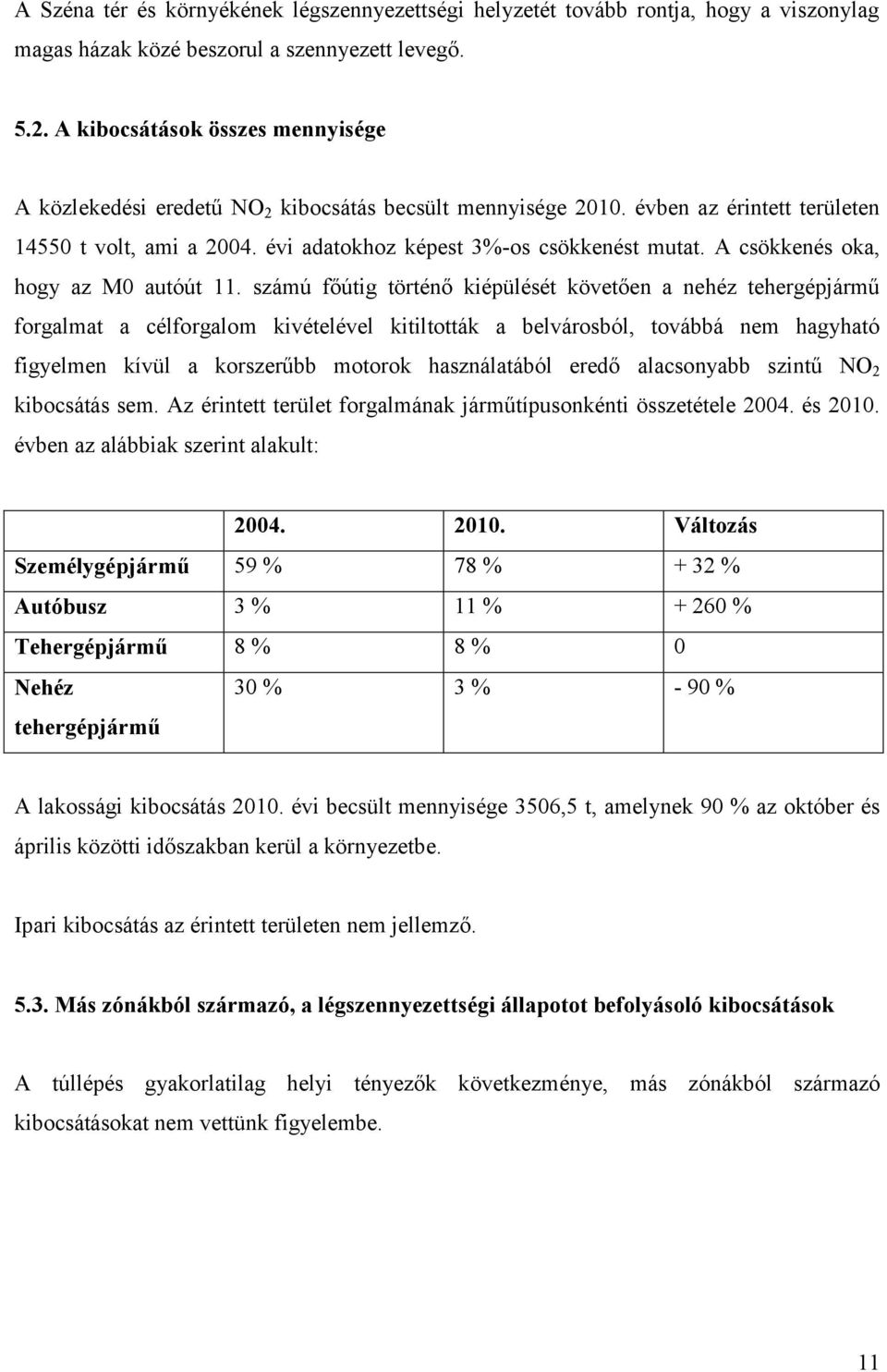 A csökkenés oka, hogy az M0 autóút 11.