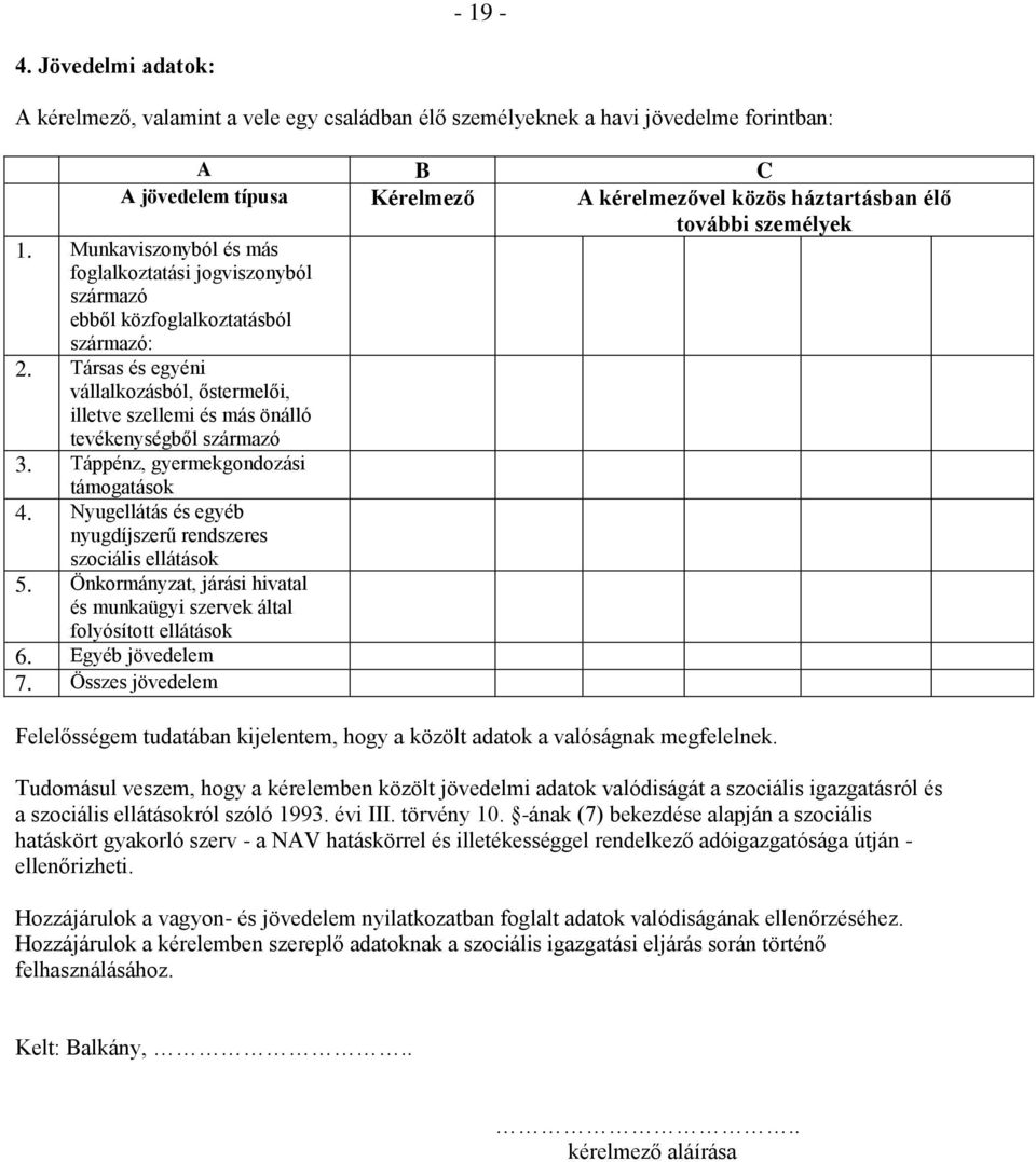 Munkaviszonyból és más foglalkoztatási jogviszonyból származó ebből közfoglalkoztatásból származó: 2.