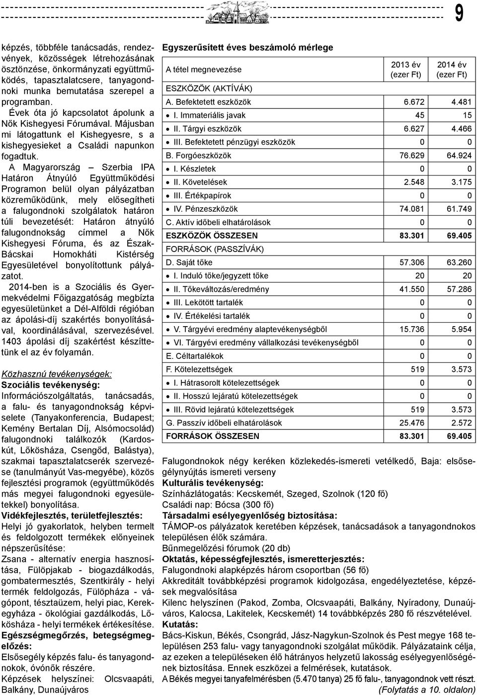 A Magyarország Szerbia IPA Határon Átnyúló Együttműködési Programon belül olyan pályázatban közreműködünk, mely elősegítheti a falugondnoki szolgálatok határon túli bevezetését: Határon átnyúló