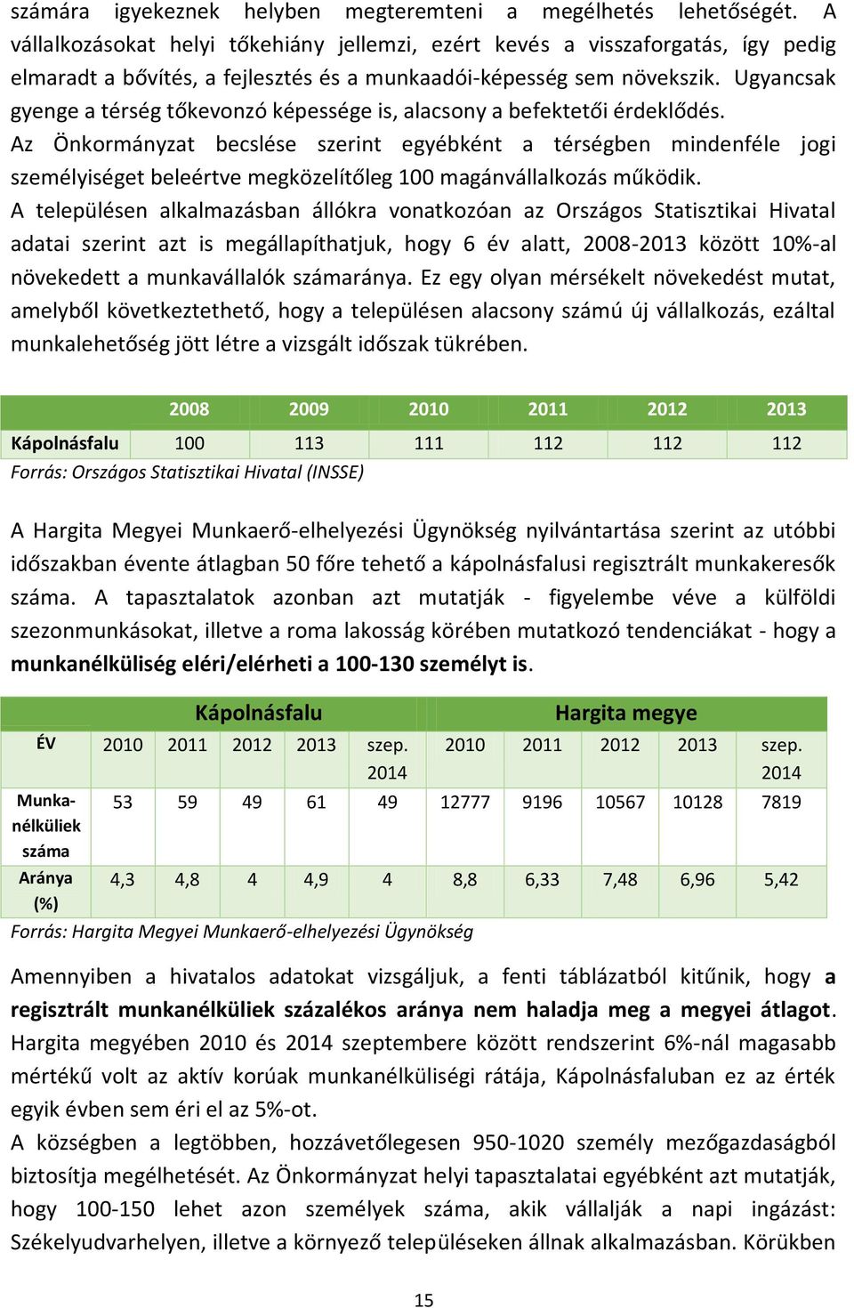 Ugyancsak gyenge a térség tőkevonzó képessége is, alacsony a befektetői érdeklődés.