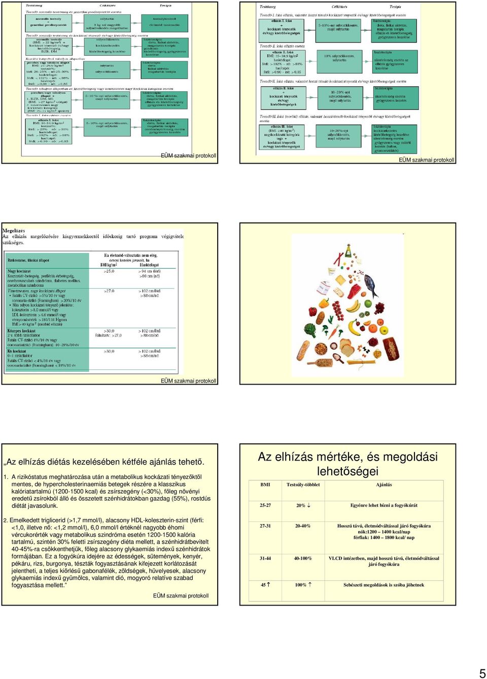 növényi eredetű zsírokból álló és összetett szénhidrátokban gazdag (55%), rostdús diétát javasolunk. 2.
