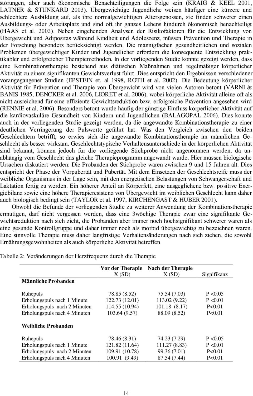 oft ihr ganzes Lebens hindurch ökonomisch benachteiligt (HAAS et al. 2003).