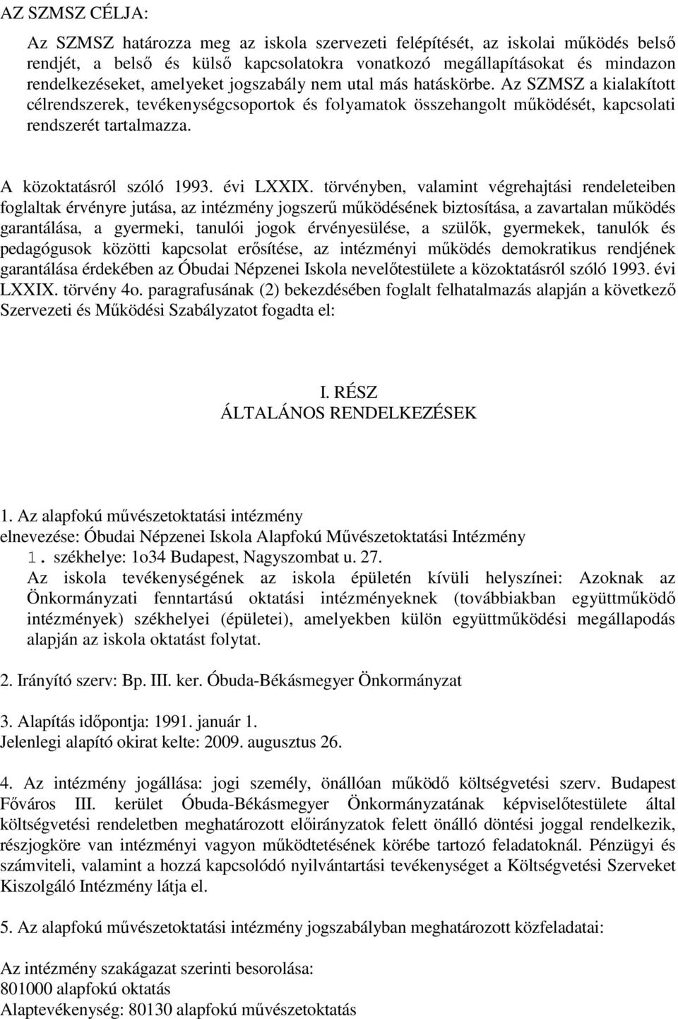 A közoktatásról szóló 1993. évi LXXIX.