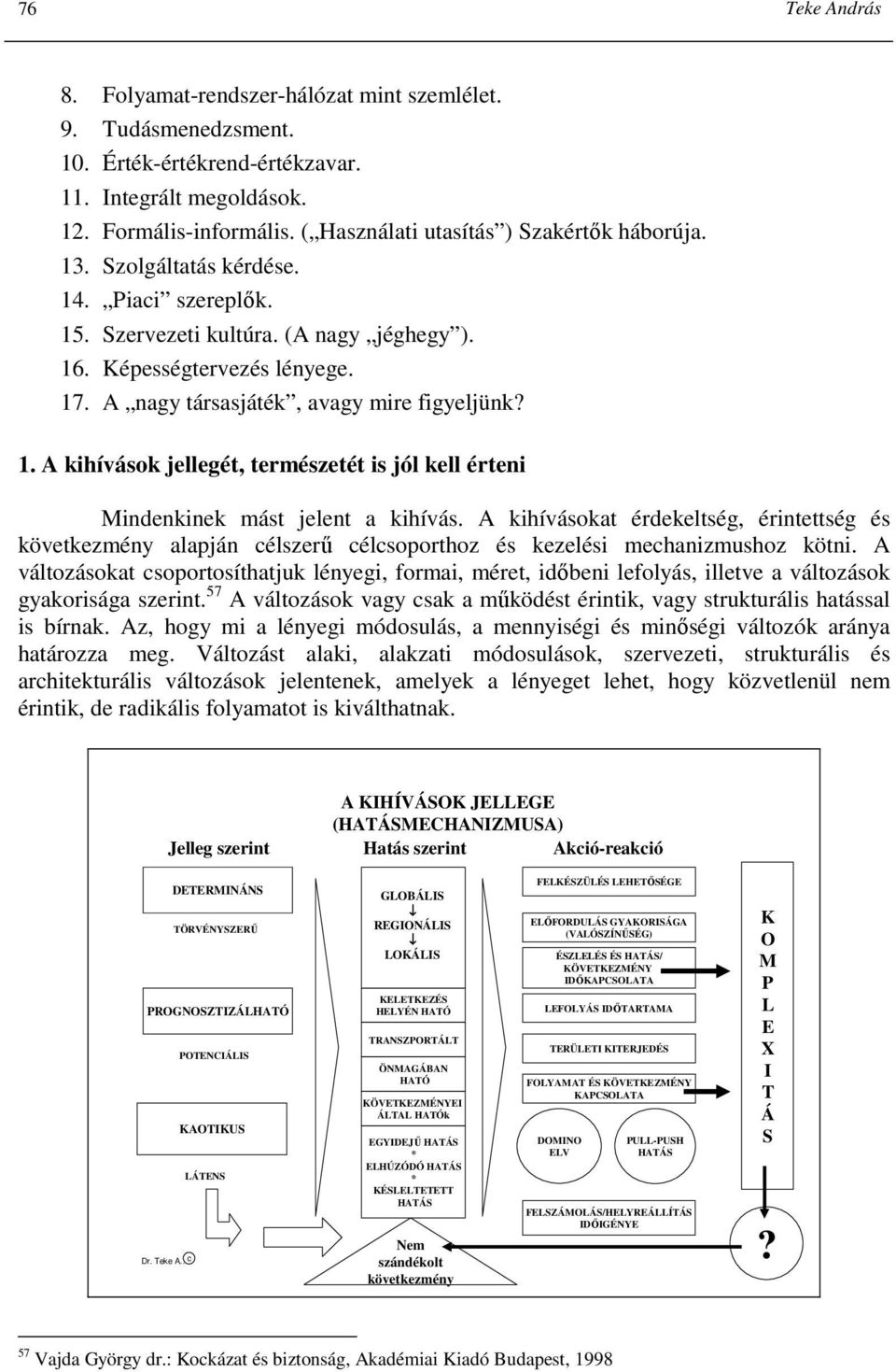 A nagy társasjáték, avagy mire figyeljünk? 1. A kihívások jellegét, természetét is jól kell érteni Mindenkinek mást jelent a kihívás.