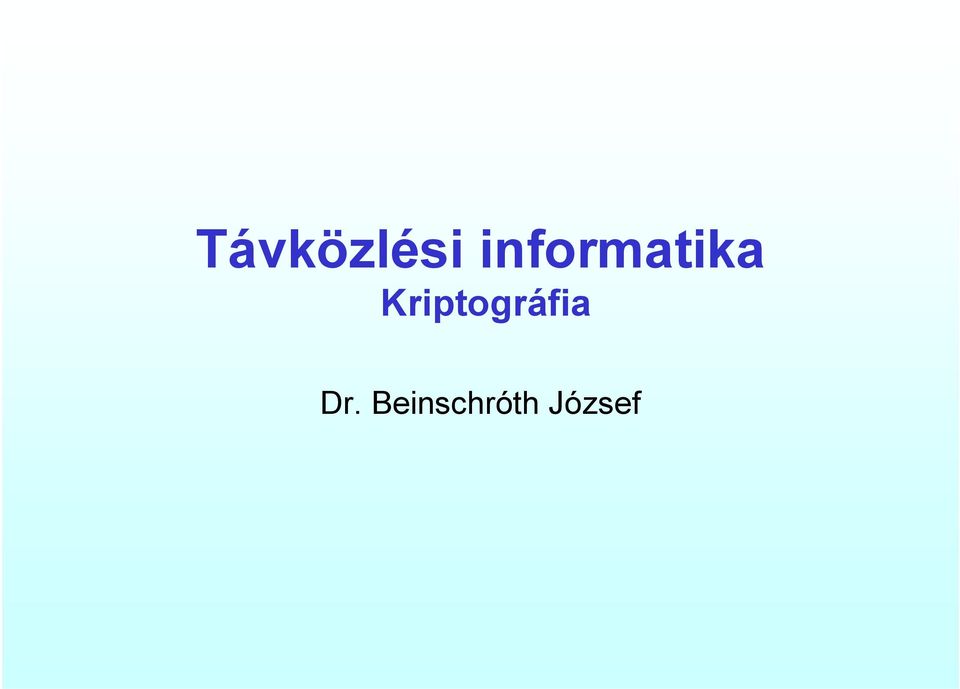 Kriptográfia