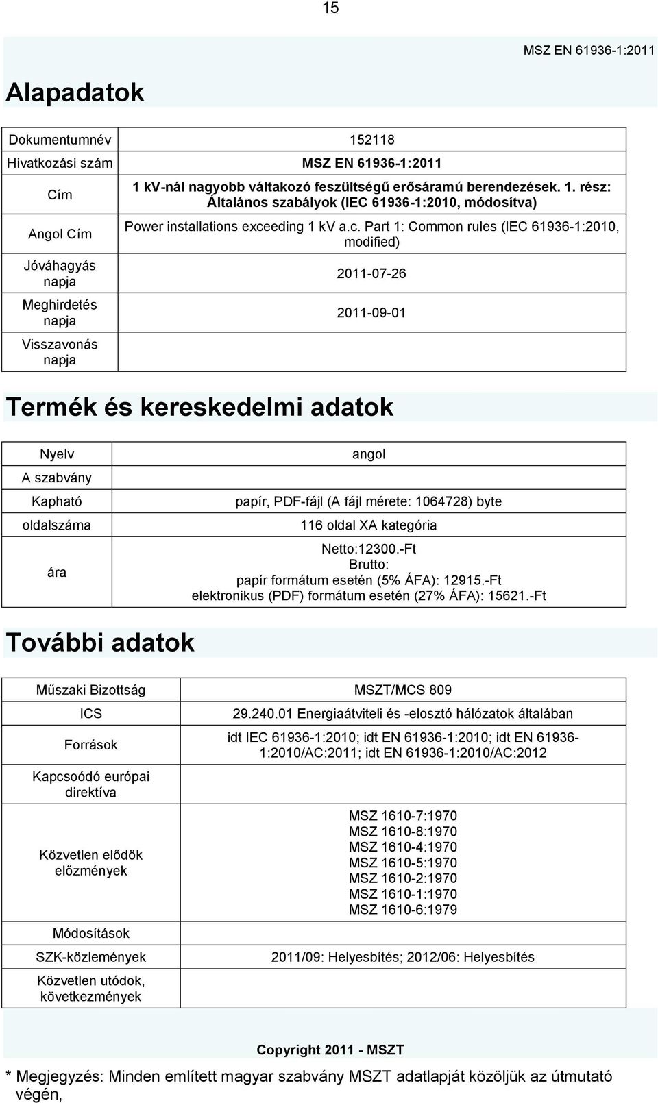 eding 1 kv a.c.