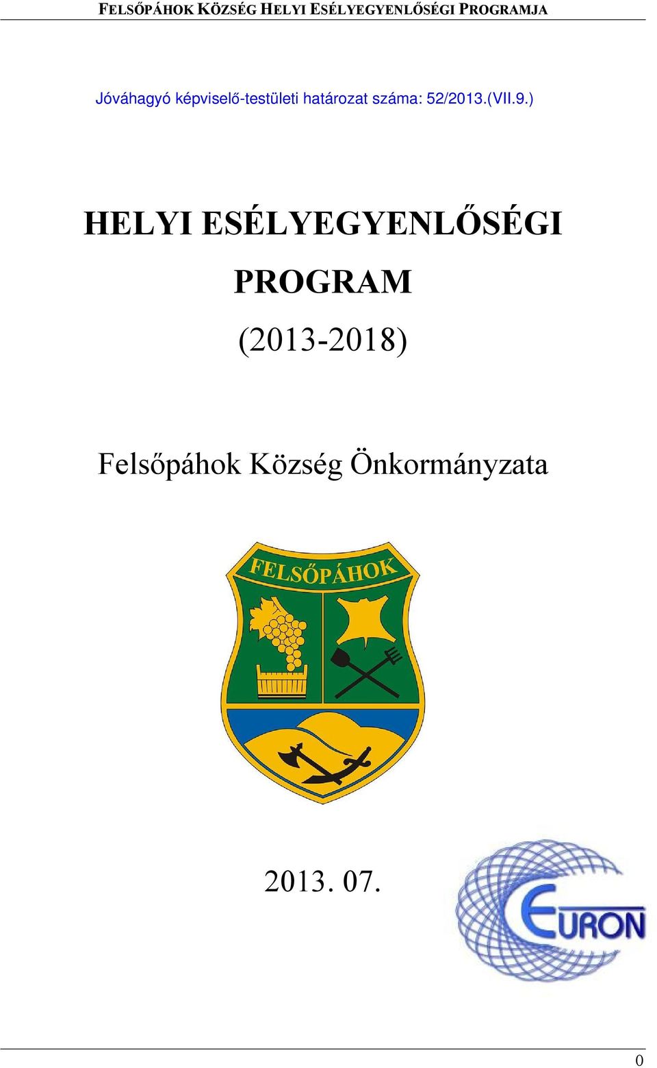 PROGRAM (2013-2018)