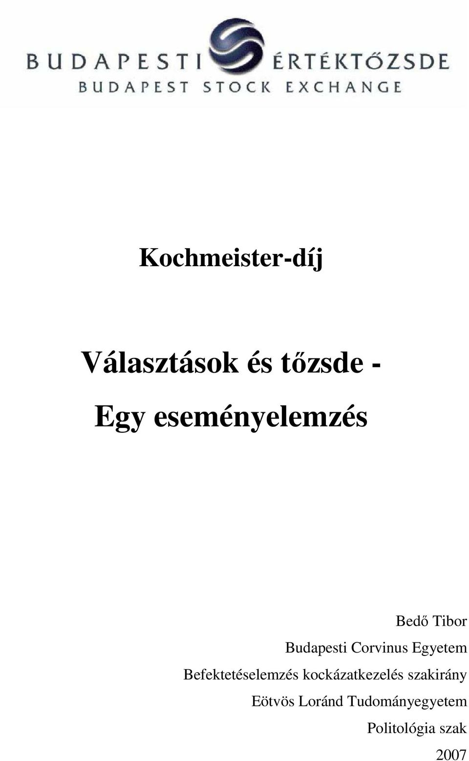 Egyetem Befektetéselemzés kockázatkezelés