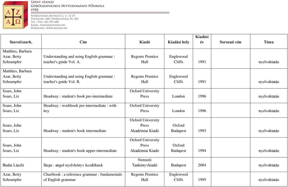 rbara Understanding and using English grammar : teacher's guide Vol. B.