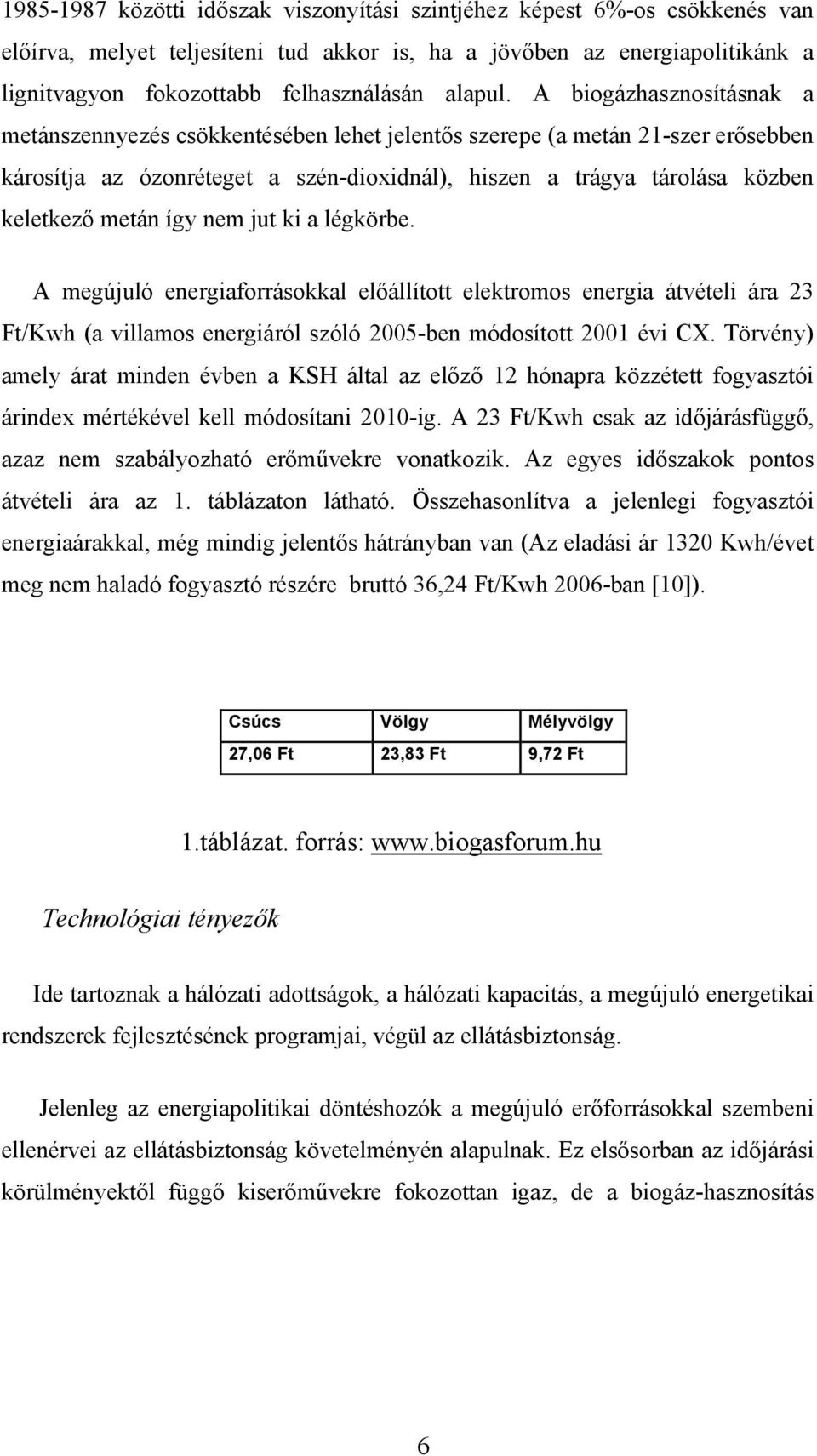 A biogázhasznosításnak a metánszennyezés csökkentésében lehet jelentős szerepe (a metán 21-szer erősebben károsítja az ózonréteget a szén-dioxidnál), hiszen a trágya tárolása közben keletkező metán