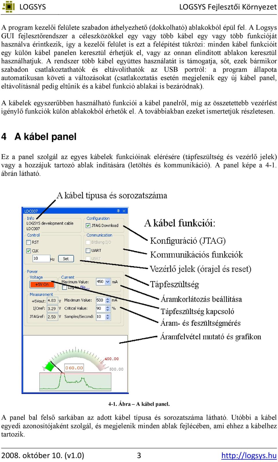 kábel panelen keresztül érhetjük el, vagy az onnan elindított ablakon keresztül használhatjuk.