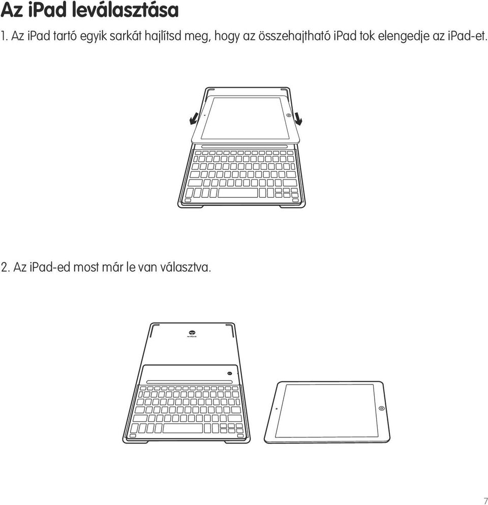 meg, hogy az összehajtható ipad tok