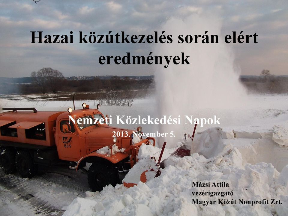 Napok 2013. November 5.