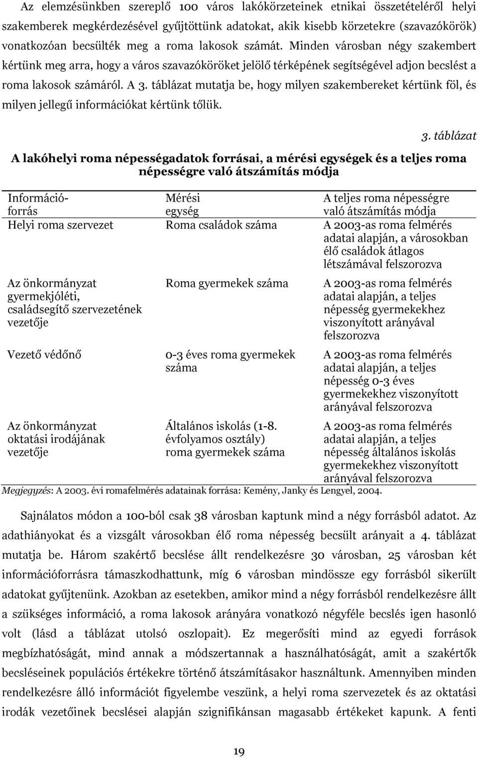 táblázat mutatja be, hogy milyen szakembereket kértünk föl, és milyen jellegű információkat kértünk tőlük. 3.