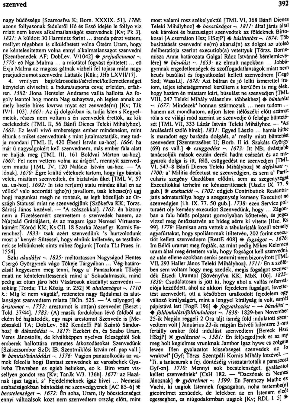 V/1042] * prejudíciumot 1770: eŏ Nga Malma... a miotátol fogvást épittetett... eŏ Exja Malma az magass gátnak vizbeli fel tojasa mián nagy praejudiciumot szenvedni Láttatik [Kük.; JHb LXV11/17]. 4.