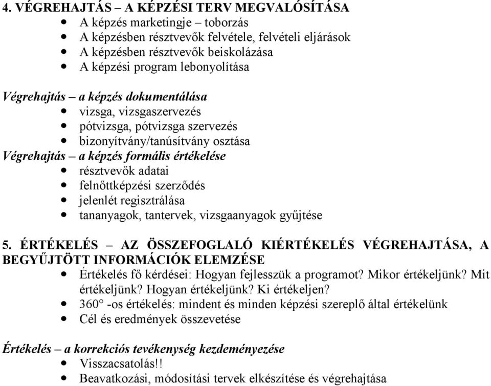 szerződés jelenlét regisztrálása tananyagok, tantervek, vizsgaanyagok gyűjtése 5.