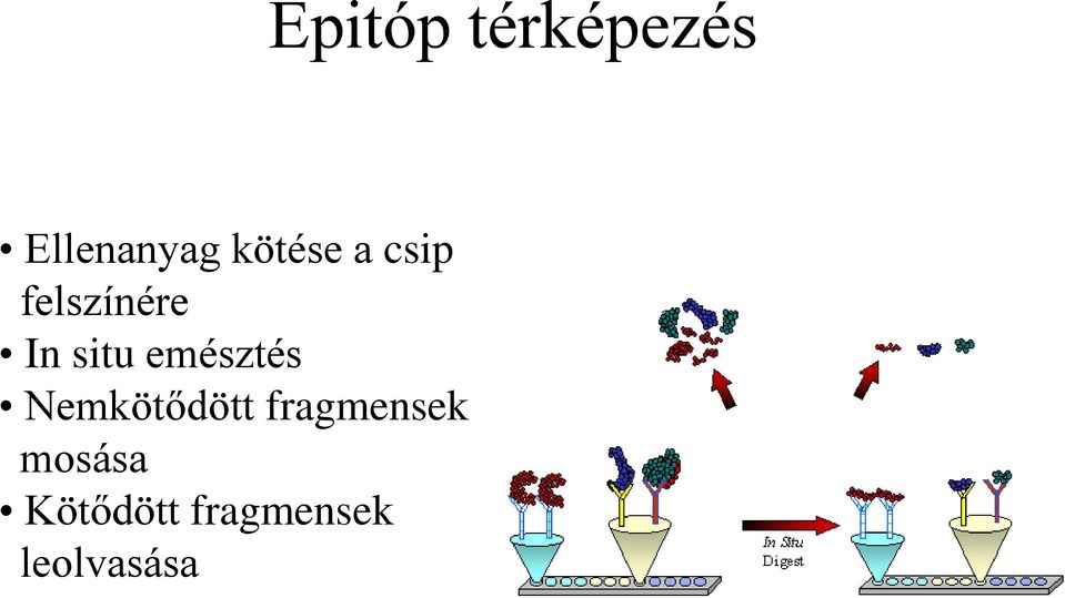 Nemkötődött fragmensek mosása