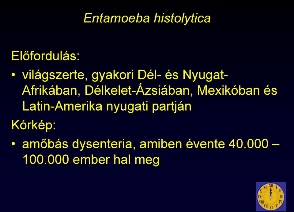 Mexikóban és Latin-Amerika nyugati partján Kórkép: