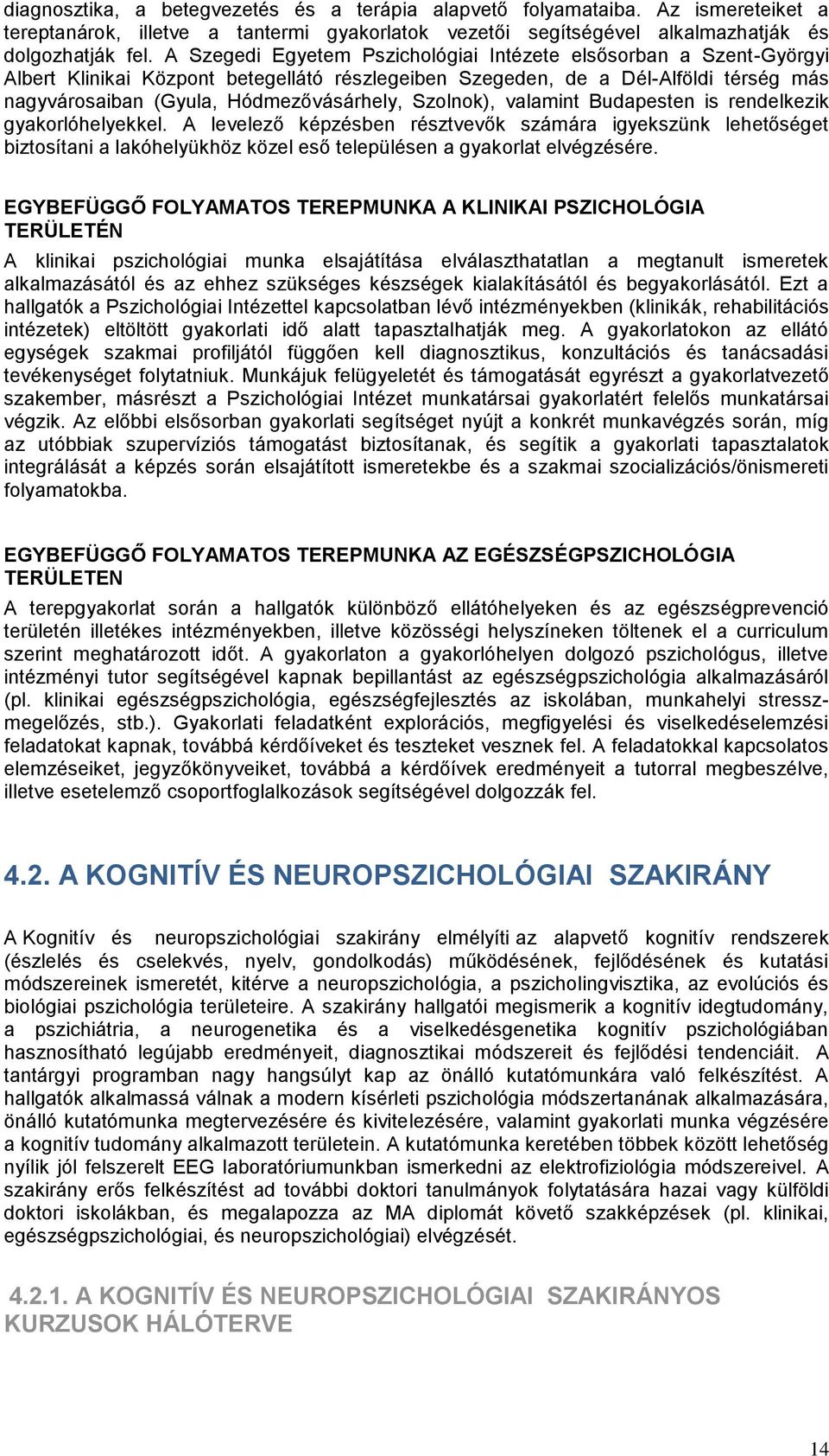 Szolnok), valamint Budapesten is rendelkezik gyakorlóhelyekkel.