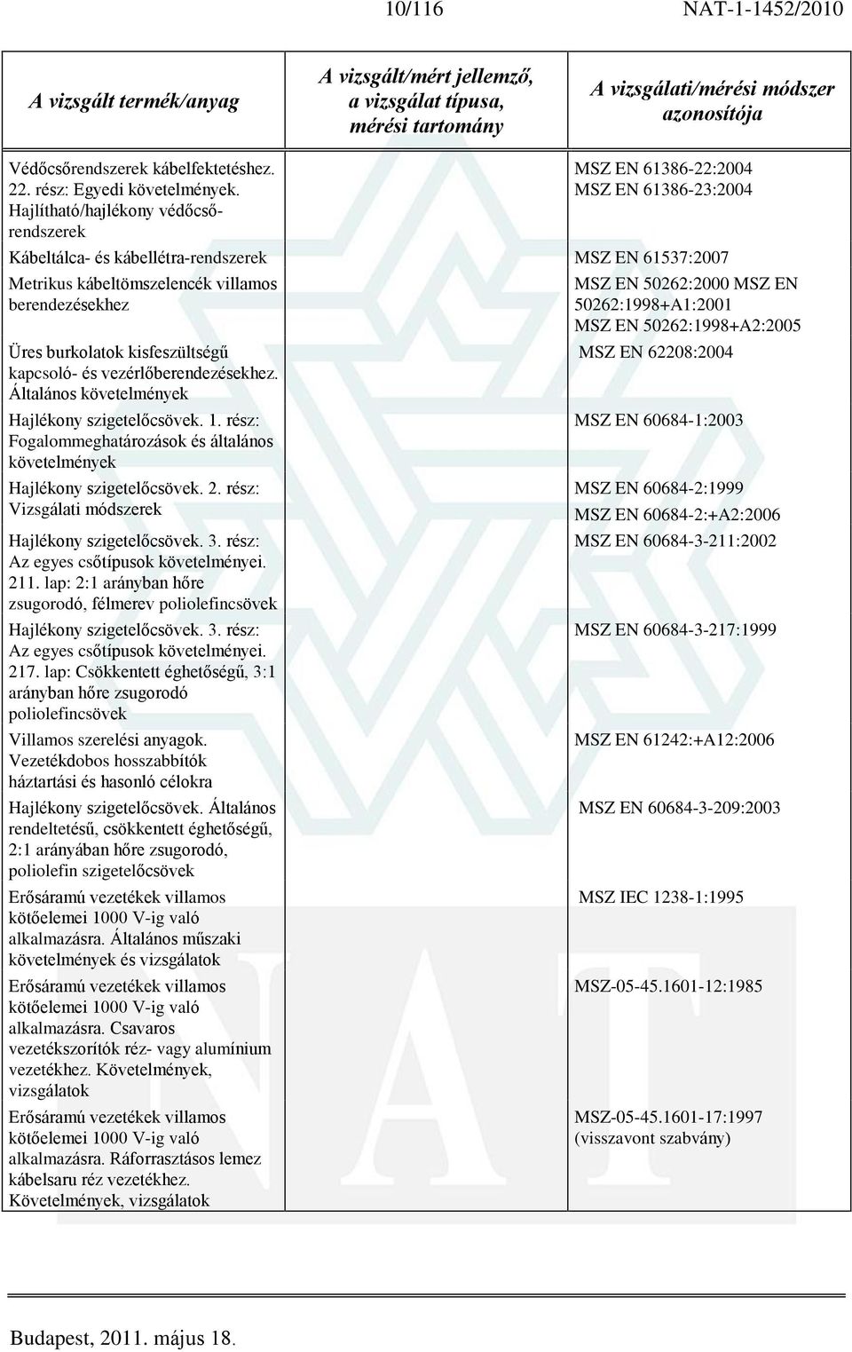 burkolatok kisfeszültségû kapcsoló- és vezérlõberendezésekhez. Általános követelmények Hajlékony szigetelõcsövek. 1. rész: Fogalommeghatározások és általános követelmények Hajlékony szigetelõcsövek.