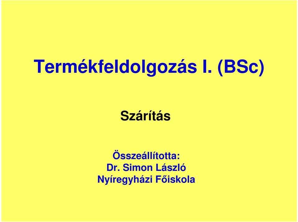 Összeállította: Dr.