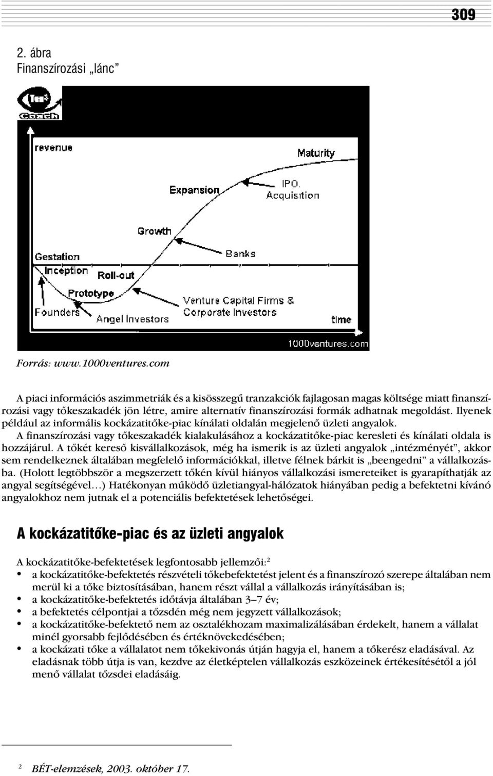 Ilyenek például az informális kockázatitõke-piac kínálati oldalán megjelenõ üzleti angyalok.