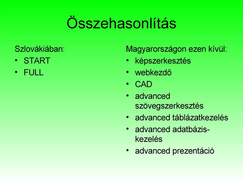 webkezdő CAD advanced szövegszerkesztés advanced