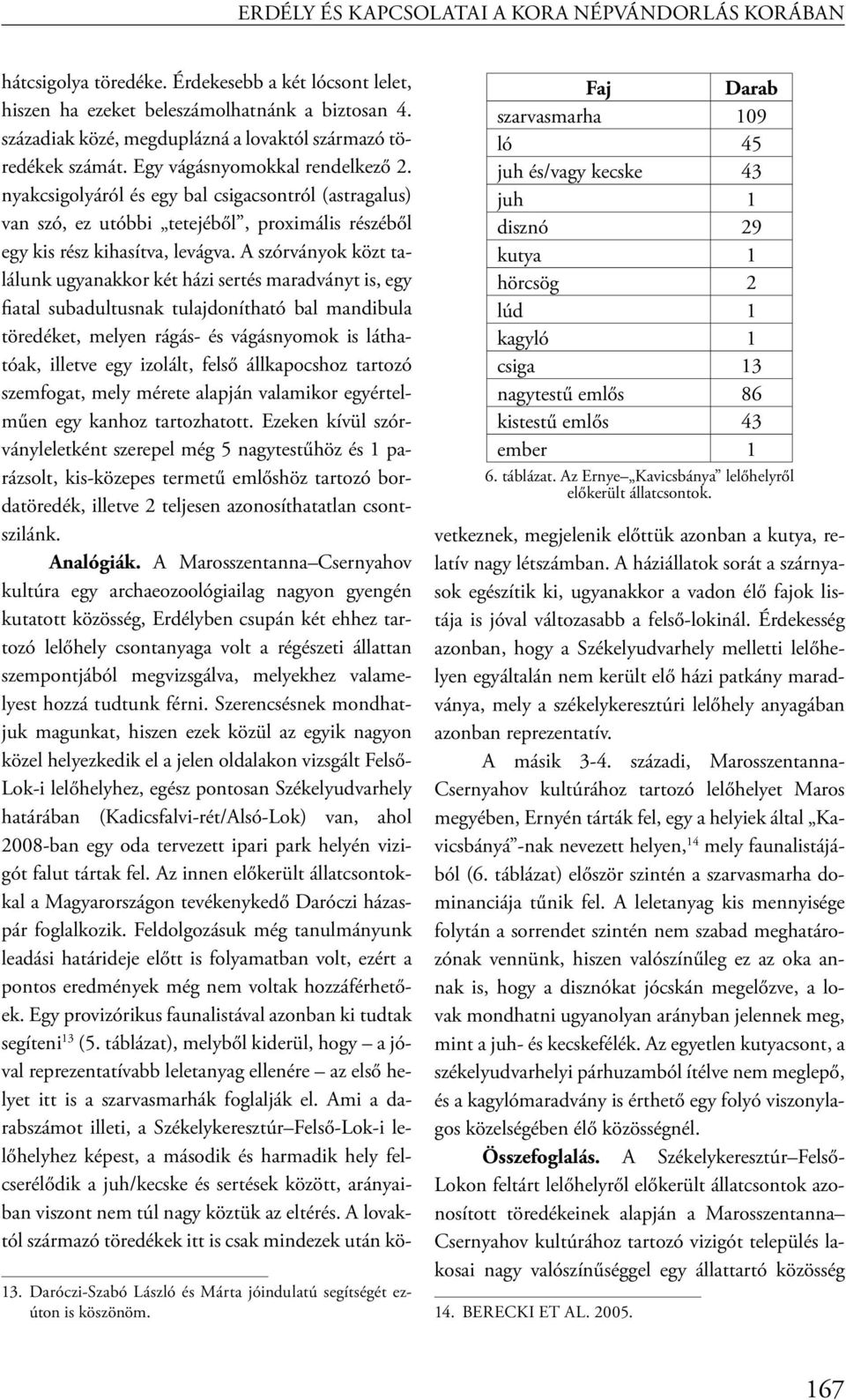 nyakcsigolyáról és egy bal csigacsontról (astragalus) van szó, ez utóbbi tetejéből, proximális részéből egy kis rész kihasítva, levágva.