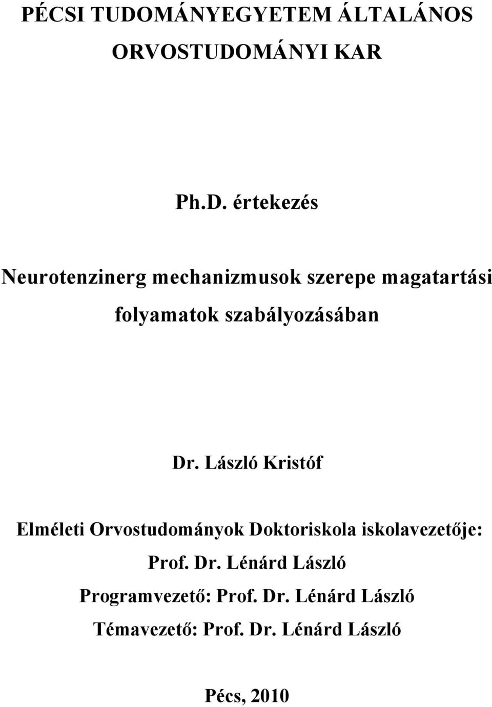 MÁNYI KAR Ph.D.