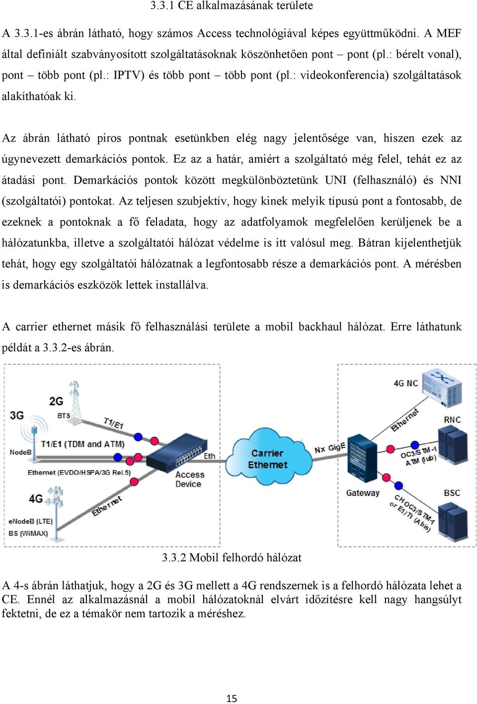 Az ábrán látható piros pontnak esetünkben elég nagy jelentősége van, hiszen ezek az úgynevezett demarkációs pontok. Ez az a határ, amiért a szolgáltató még felel, tehát ez az átadási pont.