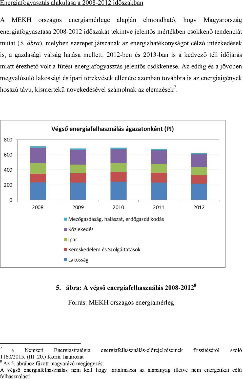 2012-ben és 2013-ban is a kedvező téli időjárás miatt érezhető volt a fűtési energiafogyasztás jelentős csökkenése.