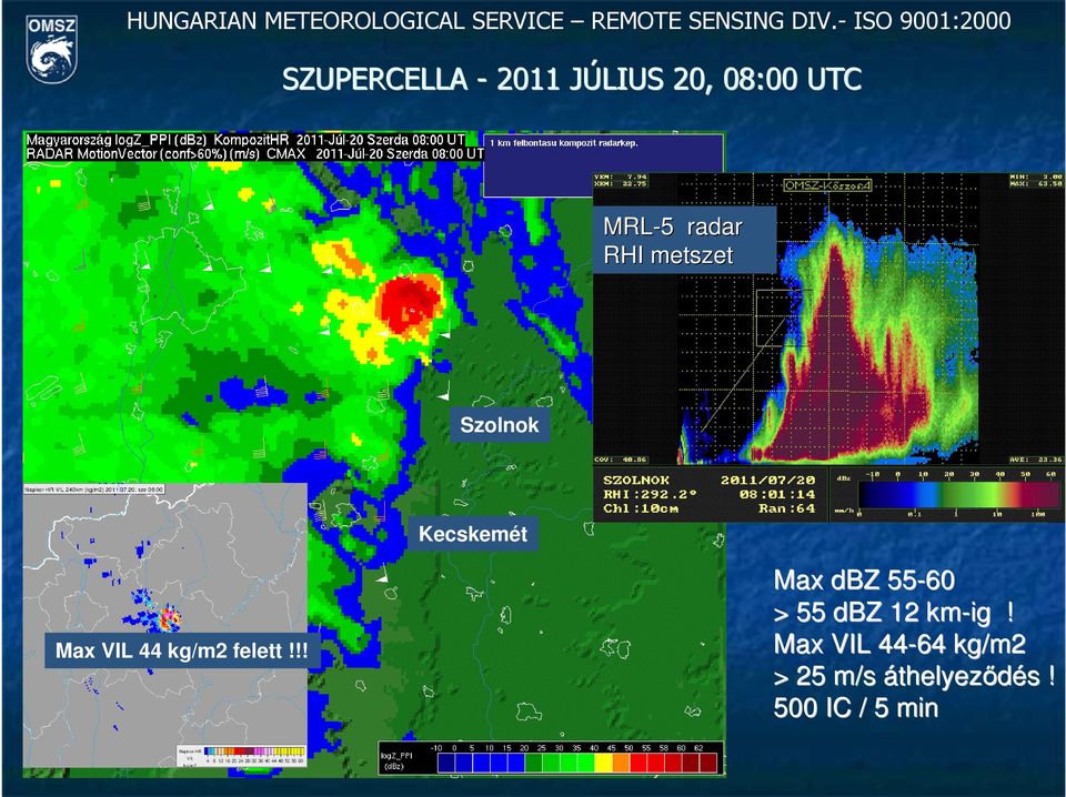 kg/m2 felett!!! Max dbz 55-60 > 55 dbz 12 km-ig!