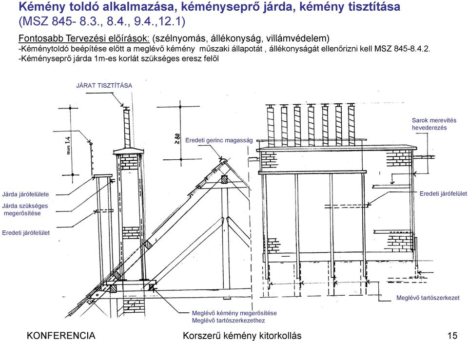 állékonyságát ellenőrizni kell MSZ 845-8.4.2.