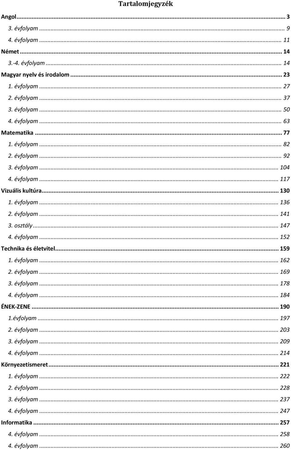 évfolyam... 152 Technika és életvitel... 159 1. évfolyam... 162 2. évfolyam... 169 3. évfolyam... 178 4. évfolyam... 184 ÉNEK-ZENE... 190 1.évfolyam... 197 2. évfolyam... 203 3.