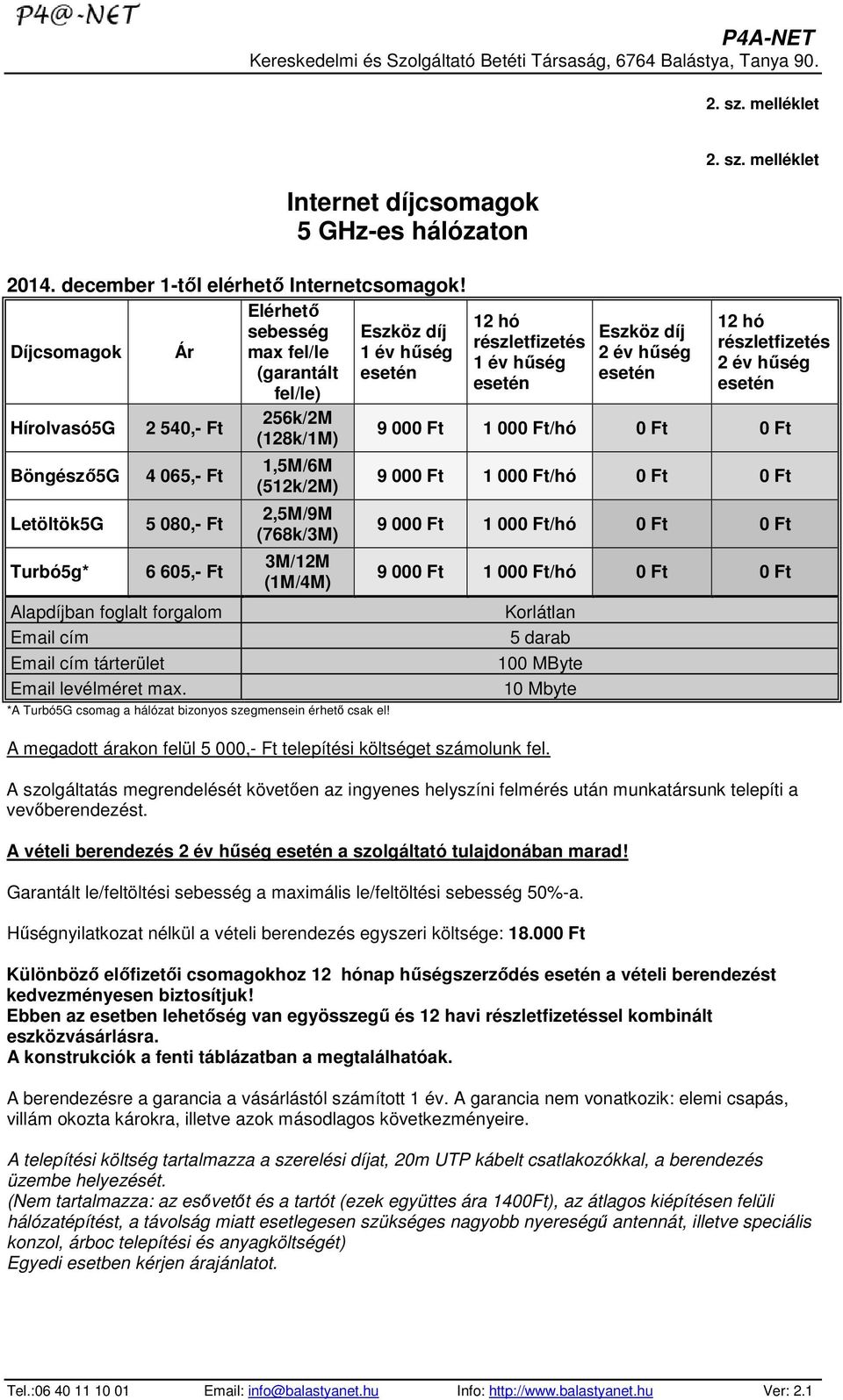 Email cím Email cím tárterület Email levélméret max. 256k/2M (128k/1M) 1,5M/6M (512k/2M) 2,5M/9M (768k/3M) 3M/12M (1M/4M) *A Turbó5G csomag a hálózat bizonyos szegmensein érhető csak el!