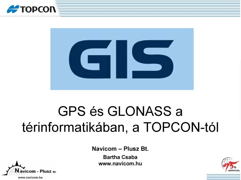 TOPCON-tól Navicom