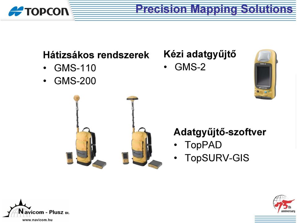 GMS-200 Kézi adatgyűjtő GMS-2