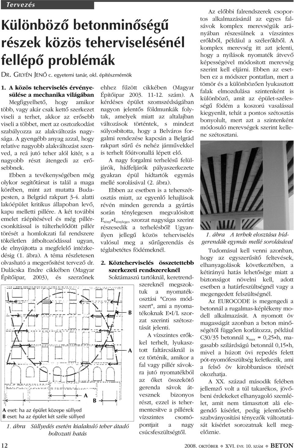 Ebben a tevékenységében még olykor segítõtársat is talál a maga körében, mint azt mutatta Budapesten, a Belgrád rakpart 3-4. alatti lakóépület kritikus állapoban levõ, kapu melletti pillére.