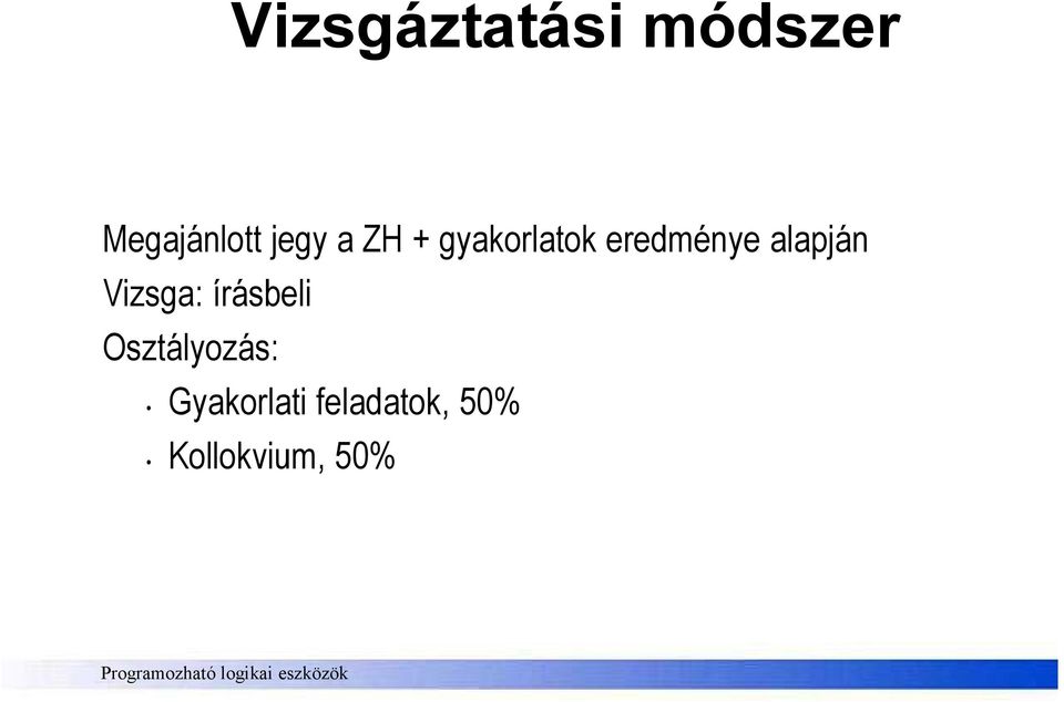 alapján Vizsga: írásbeli