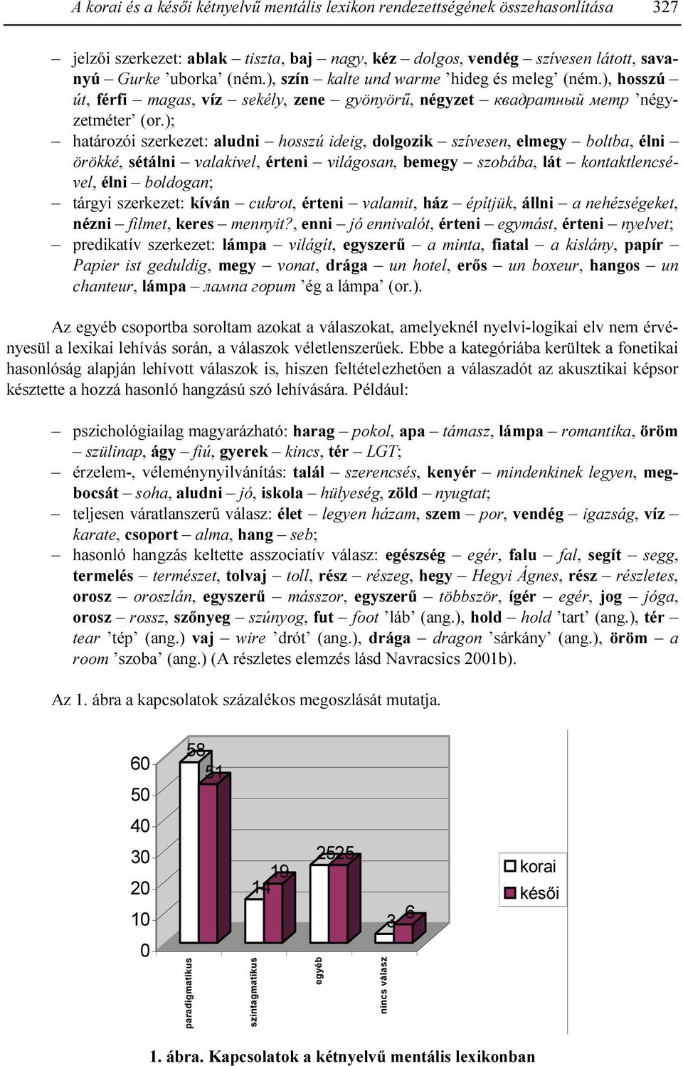 ); határozói szerkezet: aludni hosszú ideig, dolgozik szívesen, elmegy boltba, élni örökké, sétálni valakivel, érteni világosan, bemegy szobába, lát kontaktlencsével, élni boldogan; tárgyi szerkezet: